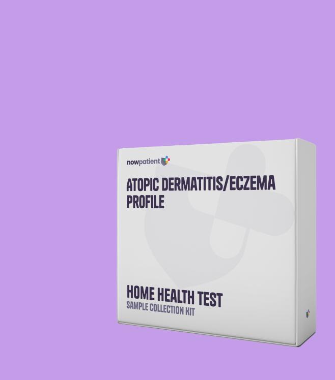 Health test on a purple background
