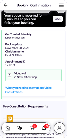 Book consultation step 5