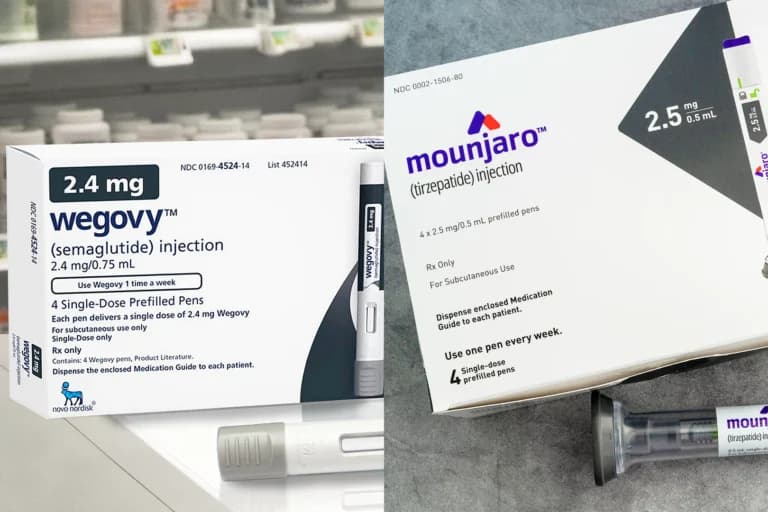 Featured image for a blog about wegovy and mounjaro dose conversions
