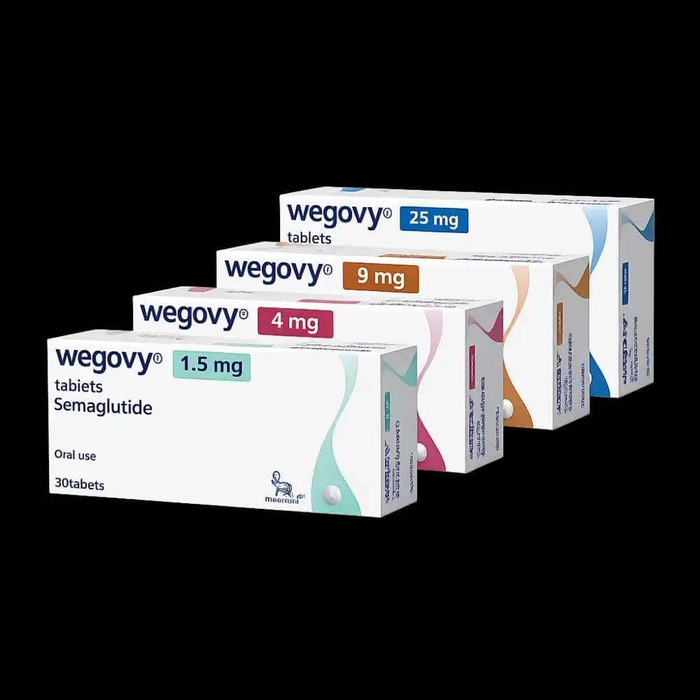 Wegovy Tablets packaging which is available to order online from NowPatient with free next day delivery