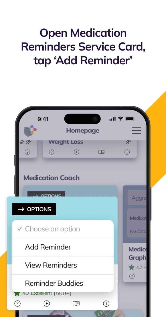 Medication Reminders step 1