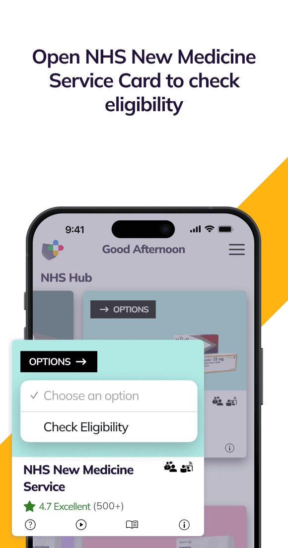 NHS New Medicine Service step 1