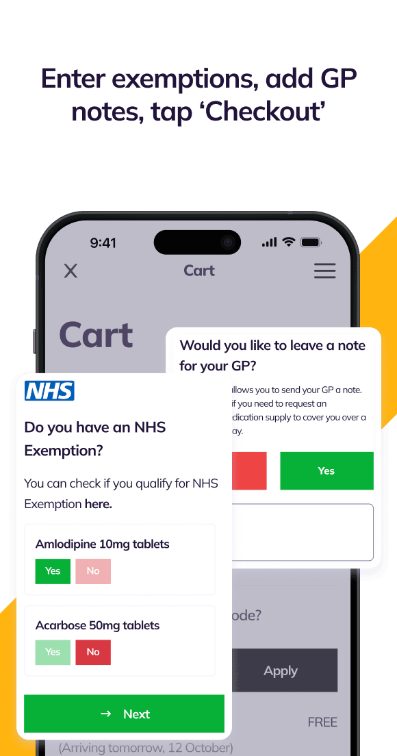 NHS Online Pharmacy step 3