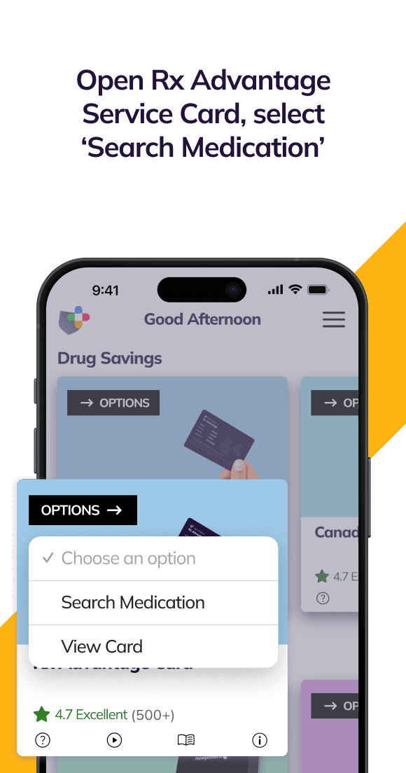 Rx Advantage Card step 1