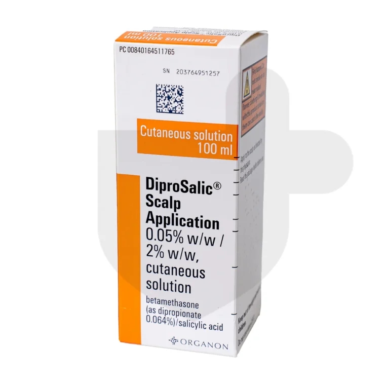 Diprosalic Scalp Application packaging which is available to order online from NowPatient with free next day delivery