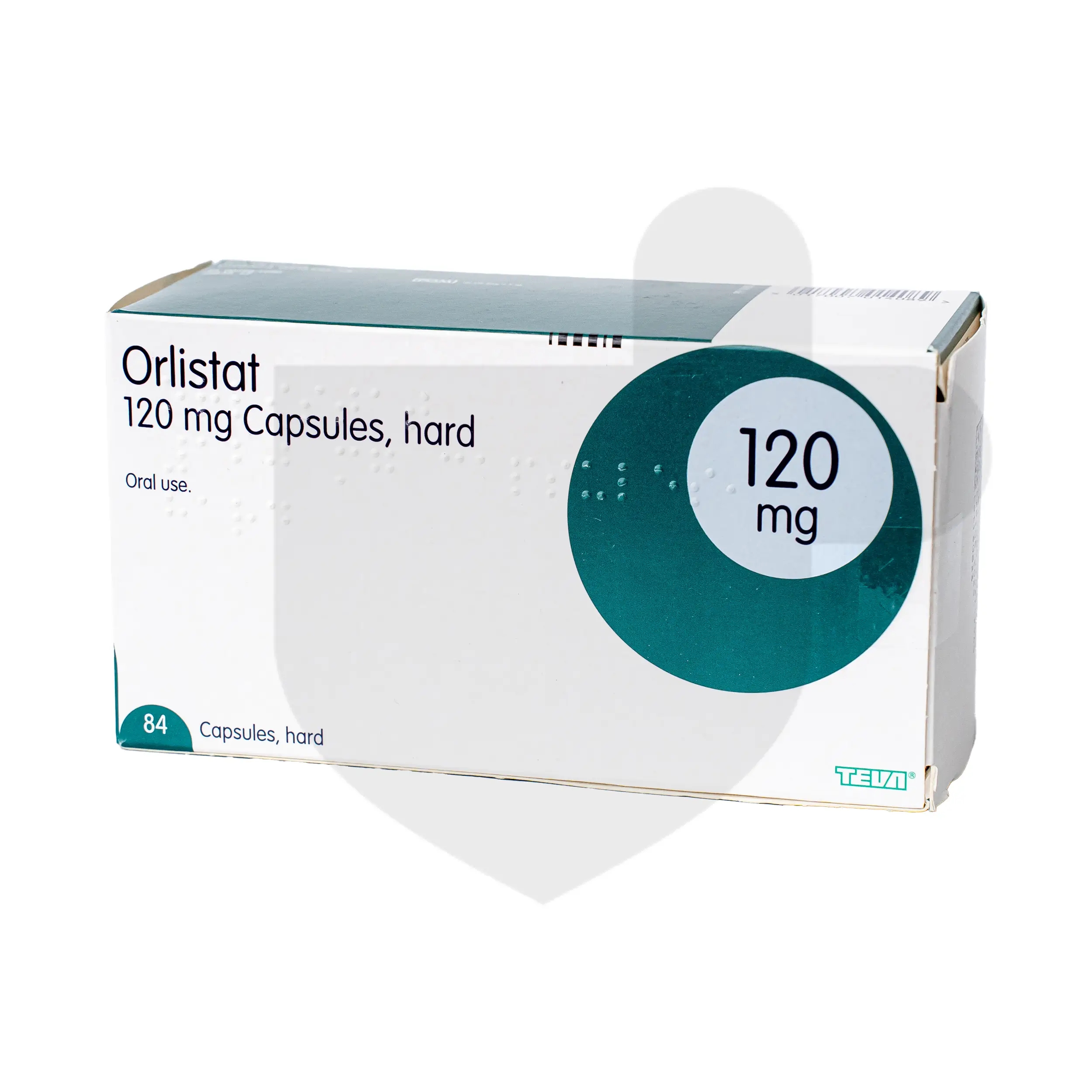 Orlistat packaging which is available to order online from NowPatient with free next day delivery