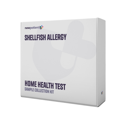 A Shellfish Allergy Test biomarker home health test kit available for order with free next day delivery.