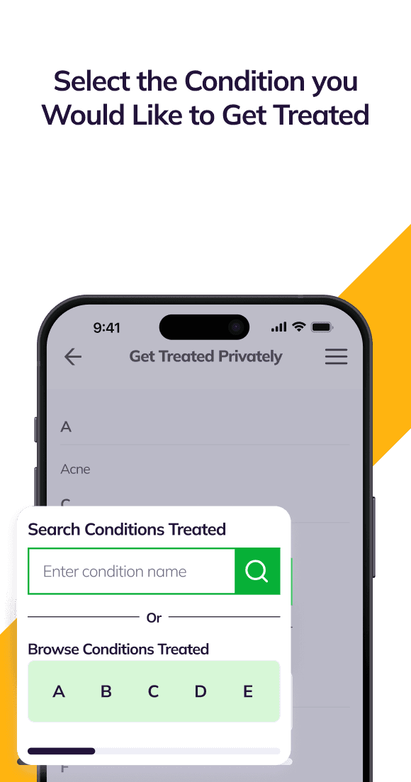 Get Treated Privately Step 2