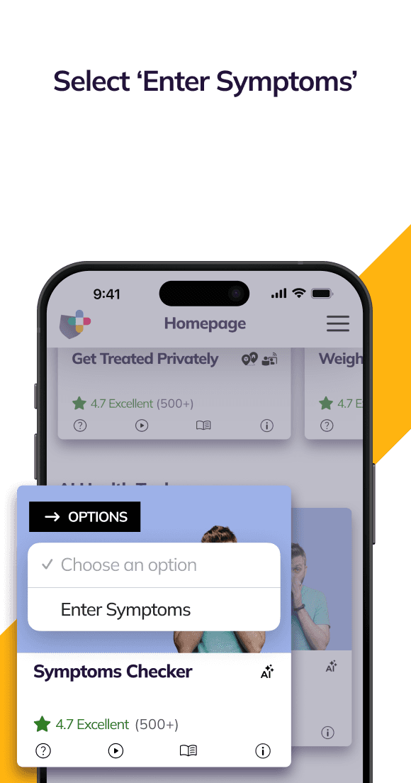 Symptoms Checker step 2
