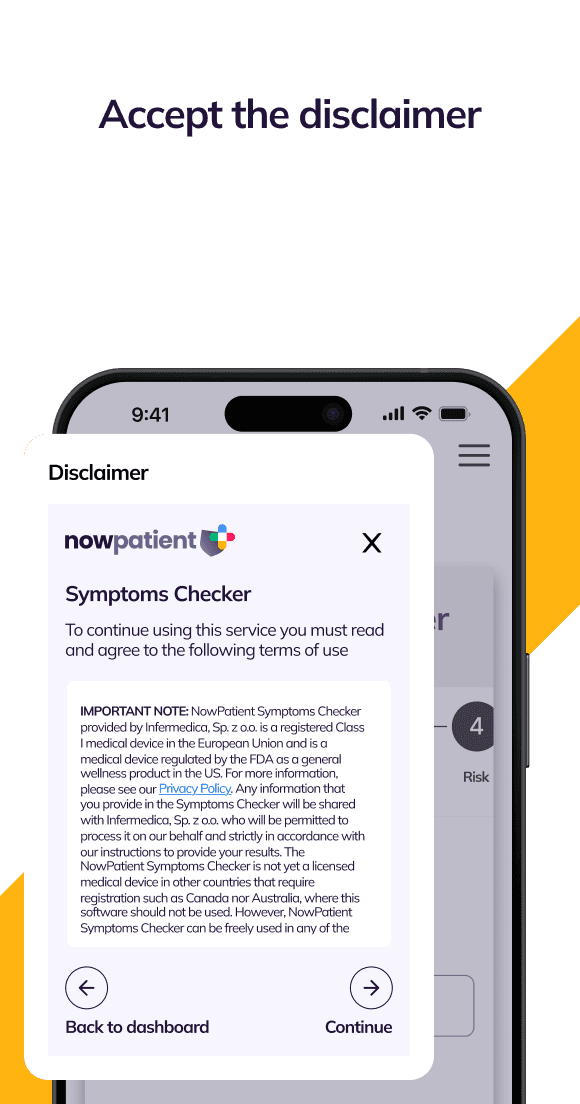 Symptoms Checker step 3