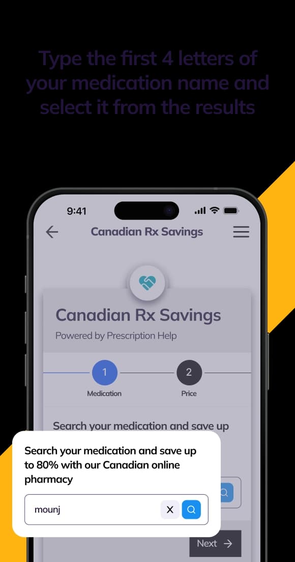 NowPatient's Canadian Rx Savings Step 3