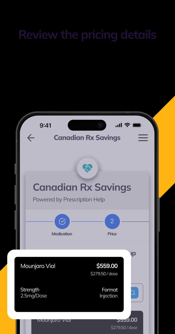 NowPatient's Canadian Rx Savings Step 4