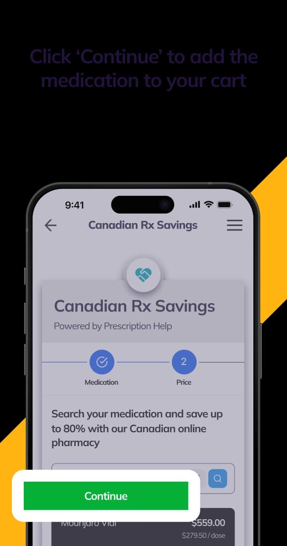 NowPatient's Canadian Rx Savings Step 5