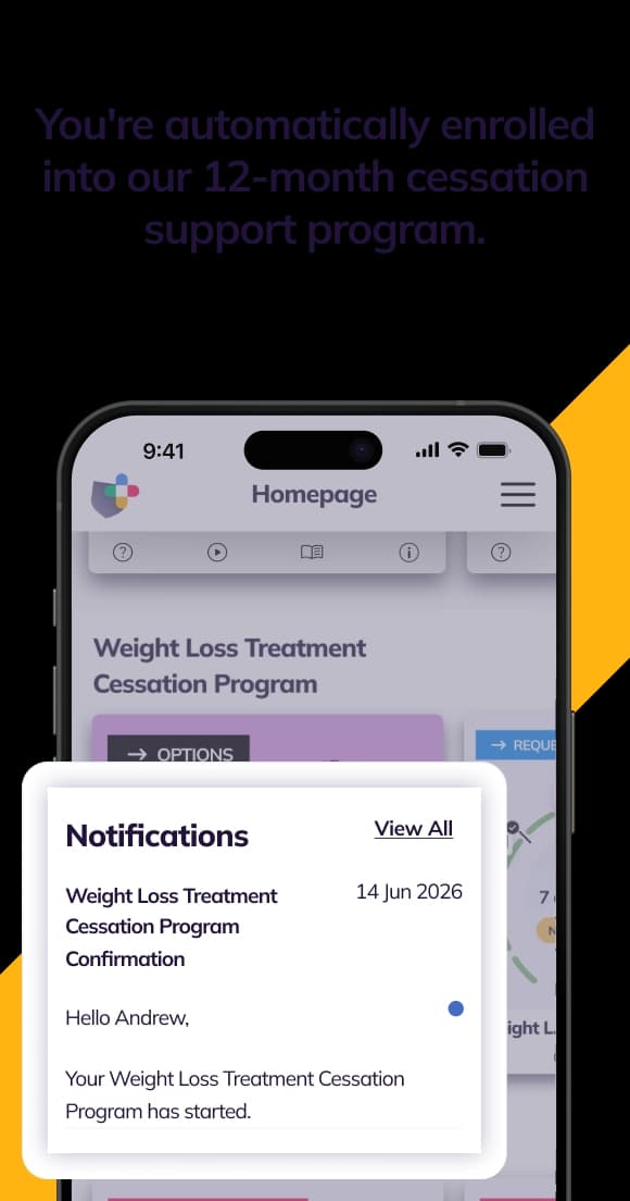 NowPatient Weight Loss Treatment Cessation Program Step 2